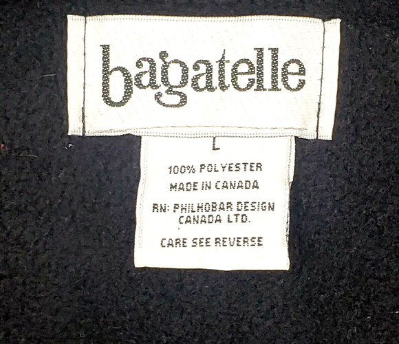 Bagatelle Burgundy Black Snakeskin Pattern Plush Velvet Size Large NWT Jacket - Picture 5 of 8